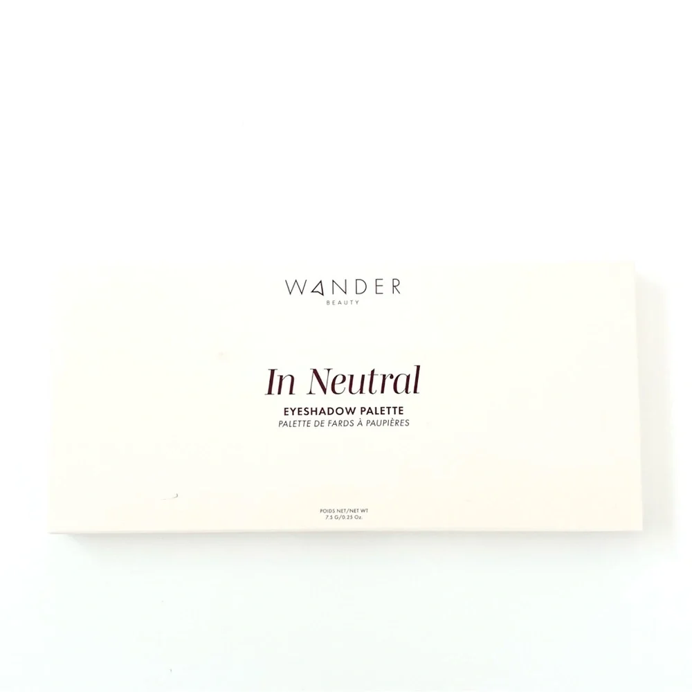 Wander Beauty In Neutral Eyeshadow Palette NIB